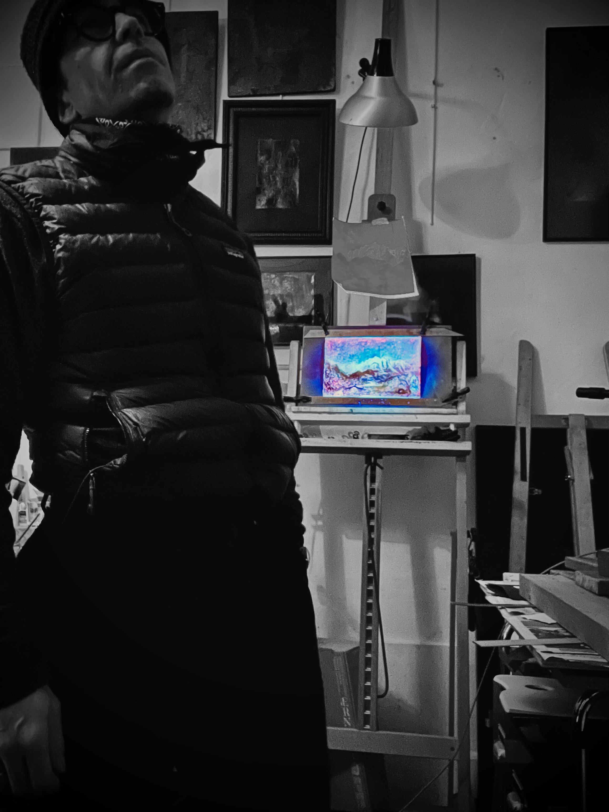 Atelier 2025 — Huile sur papier